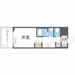 恵美須町駅 徒歩2分 8階の物件間取画像